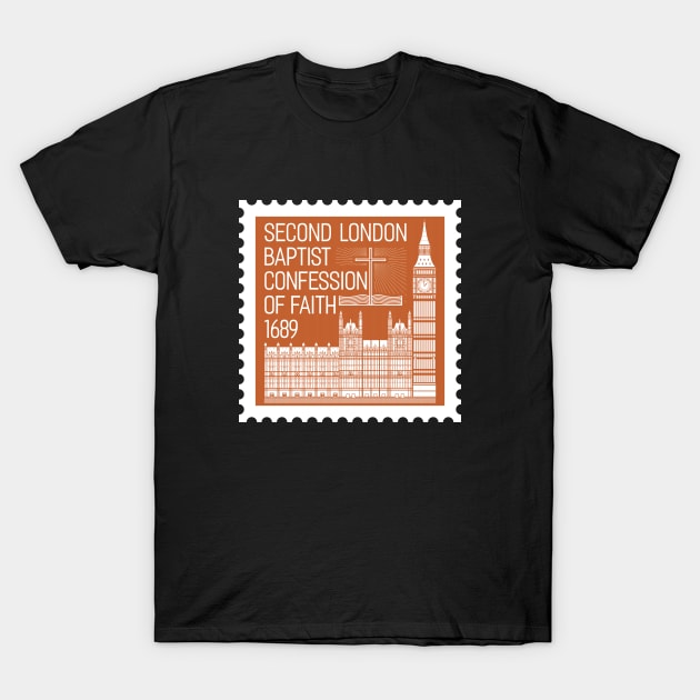 Reformed christian art. Second London Baptist Confession of Faith - 1689. T-Shirt by Reformer